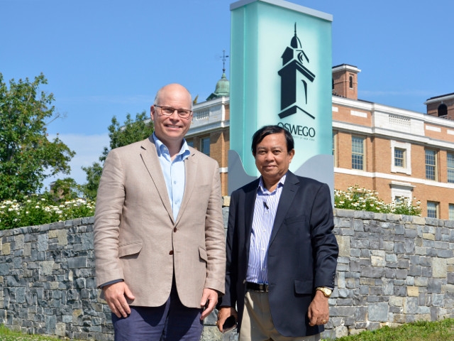 SUNY Oswego's Joshua McKeown Mentors Physician-Educator from Myanmar