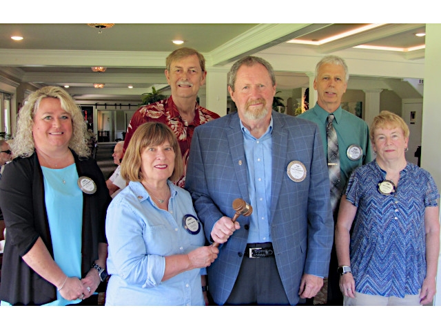 Changing of the Guard at Oswego Rotary Club