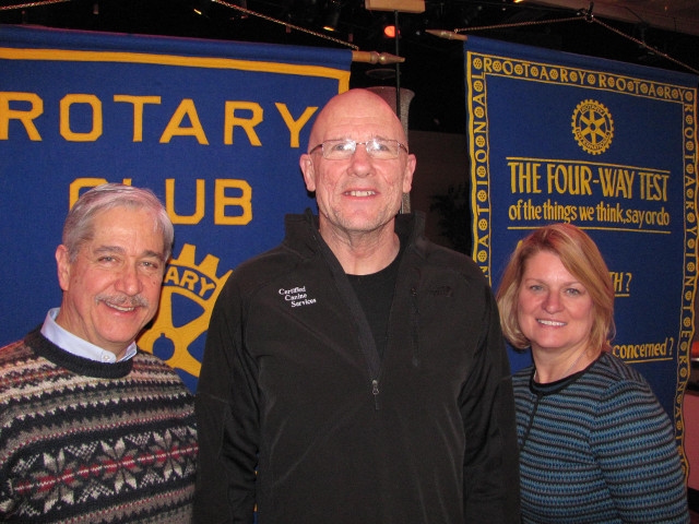 Certified Canine Services Presents to Oswego Rotary