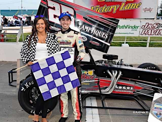 Sokolic Smokes the Field for First Career J&amp;S Paving 350 Super Win