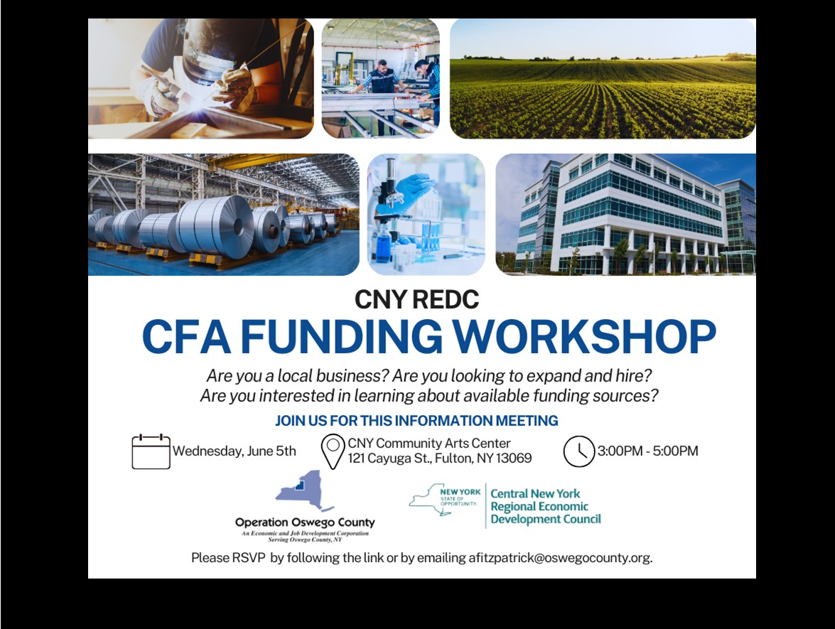Workshop Scheduled for Round 14 of NYS Consolidated Funding Applications