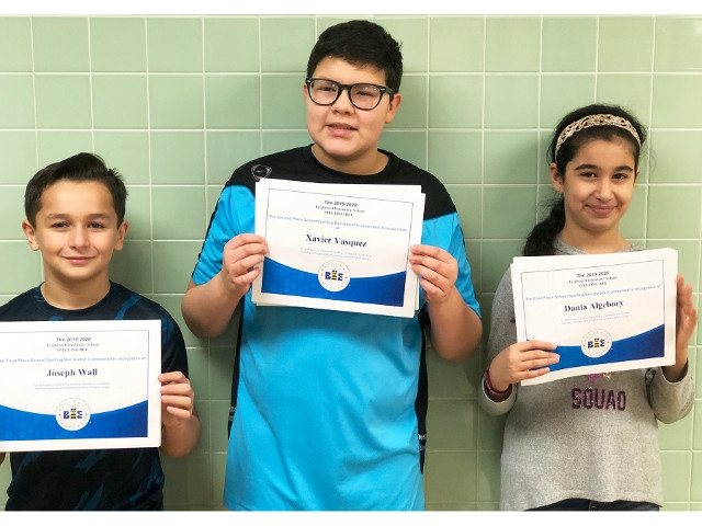 Leighton Students Fly to OCSD Spring Spelling Bee