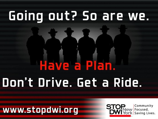 Statewide  STOP-DWI ‘High Visibility Engagement Campaign’ This Holiday Season