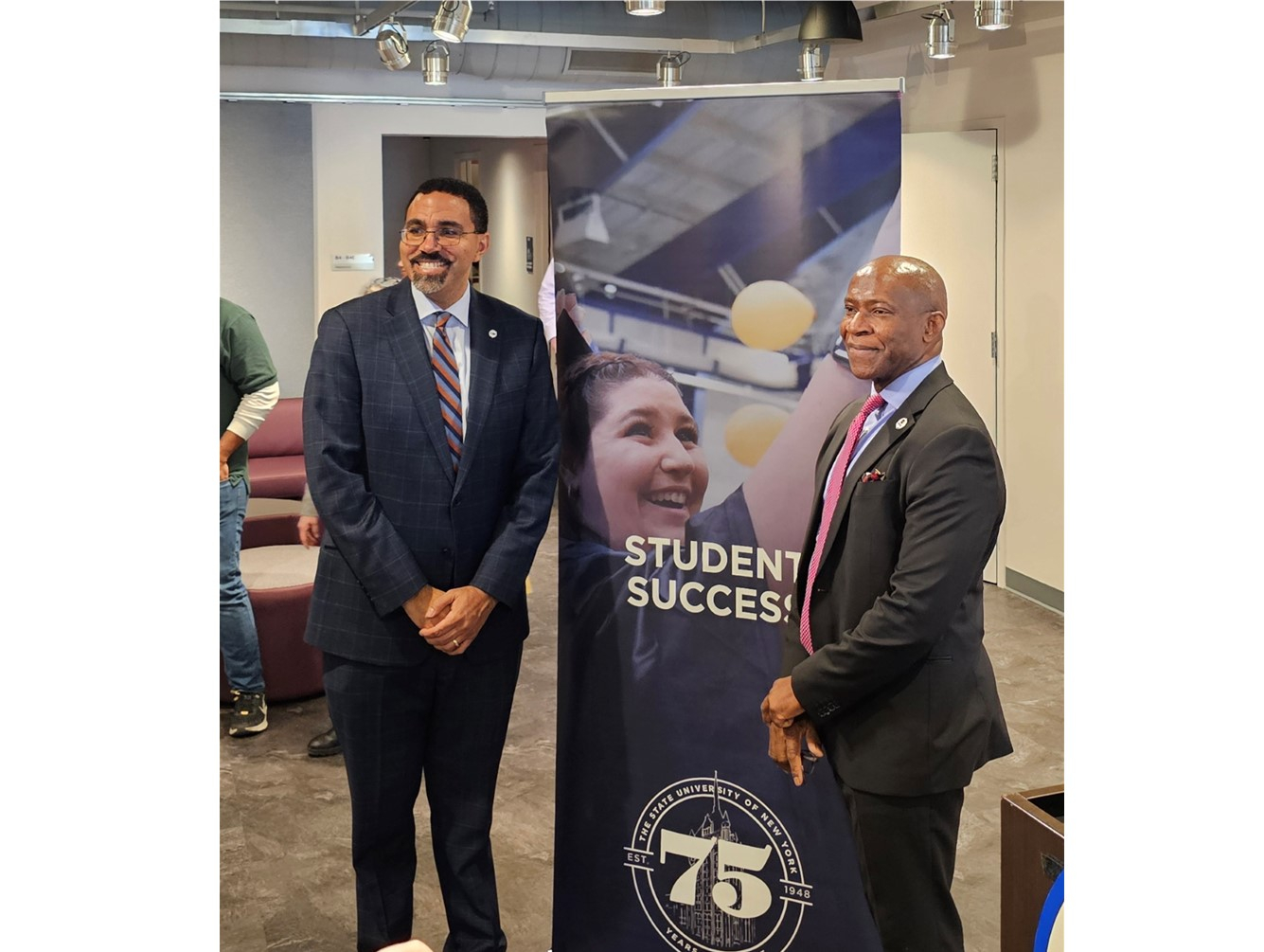 SUNY Chancellor King Visits Oswego State to Announce Mental Health Initiatives