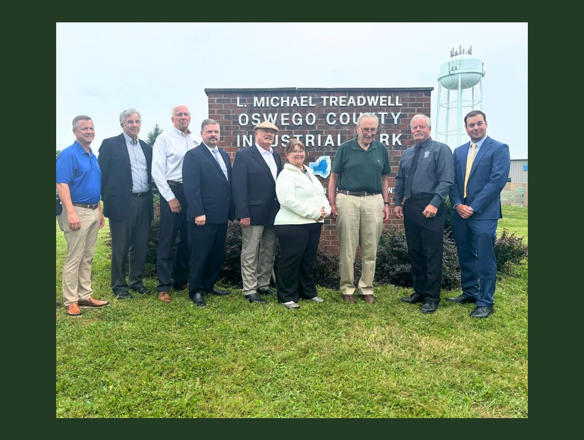 US Economic Development Administration Awards $2.5 Million to Oswego County Industrial Park Expansion