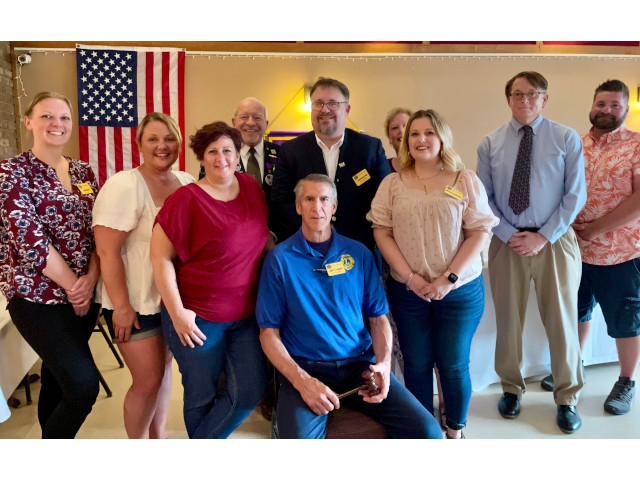 Fulton Lions Installs Tallents as President, New Slate of Officers For 2022