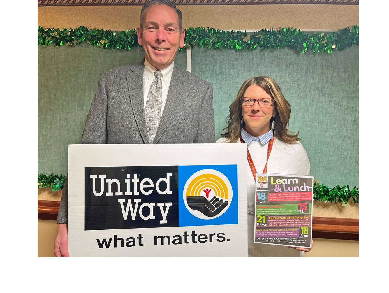 Executive Director of the United Way, Patrick Dewine, Speaks at Bishop Commons Next Lunch and Learn