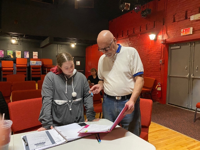 Steve Standish and Katie Gerth Manage Production of “Dearly Departed”