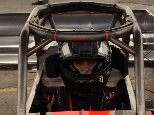 Dark Horse Wins at Oswego Speedway, Racing Is "In His Blood"