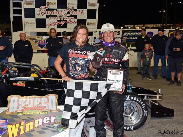 Joe Gosek Electrifies 'Retro Night' Crowd with 43rd Career Oswego Victory