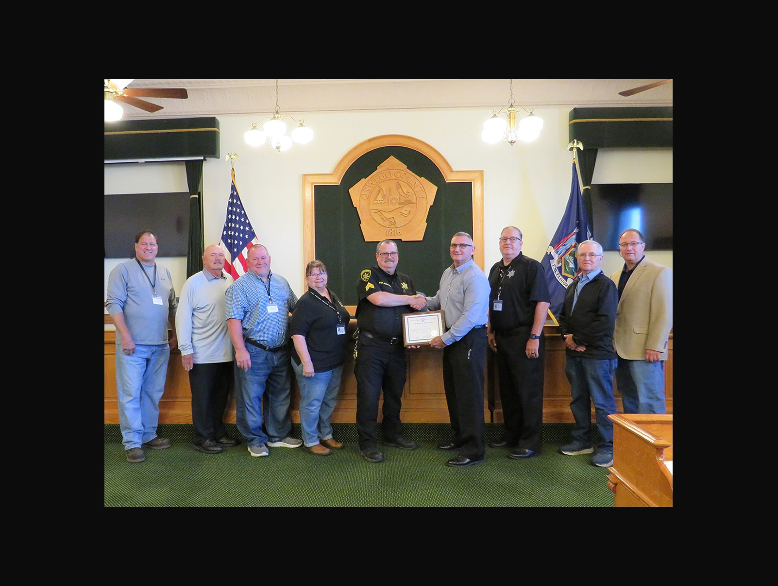 Rossiter Celebrates 25 Years with Oswego County