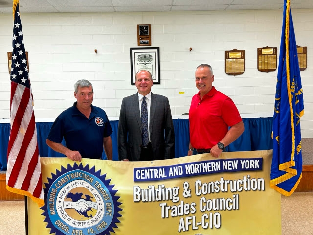 Oswego City Court Judge Tim Kirwan Endorsed by Central and Northern Building and Construction Trades Council AFL-CIO