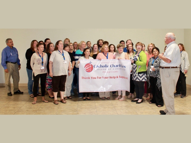Catholic Charities Thanks Staff for Relocation Assistance