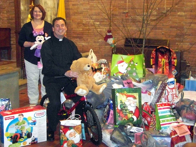 St. Mary of the Assumption Church Prepares to Give Out Gifts