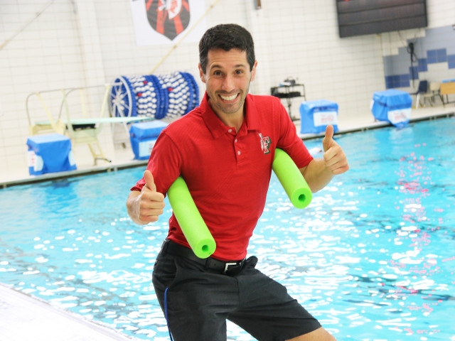 Granby Elementary PE Teacher Receives Aquatics Award