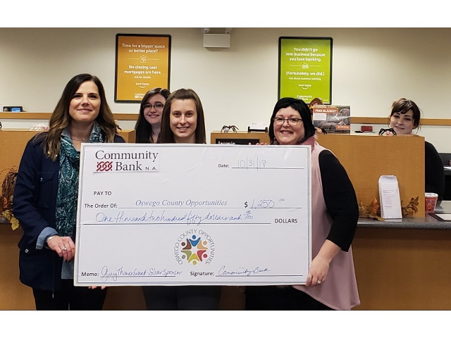 Community Bank Supports OCO's “Success4Families”