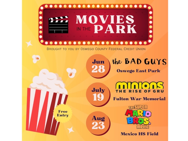 OCFCU to Host Movies in the Park Beginning June 28th