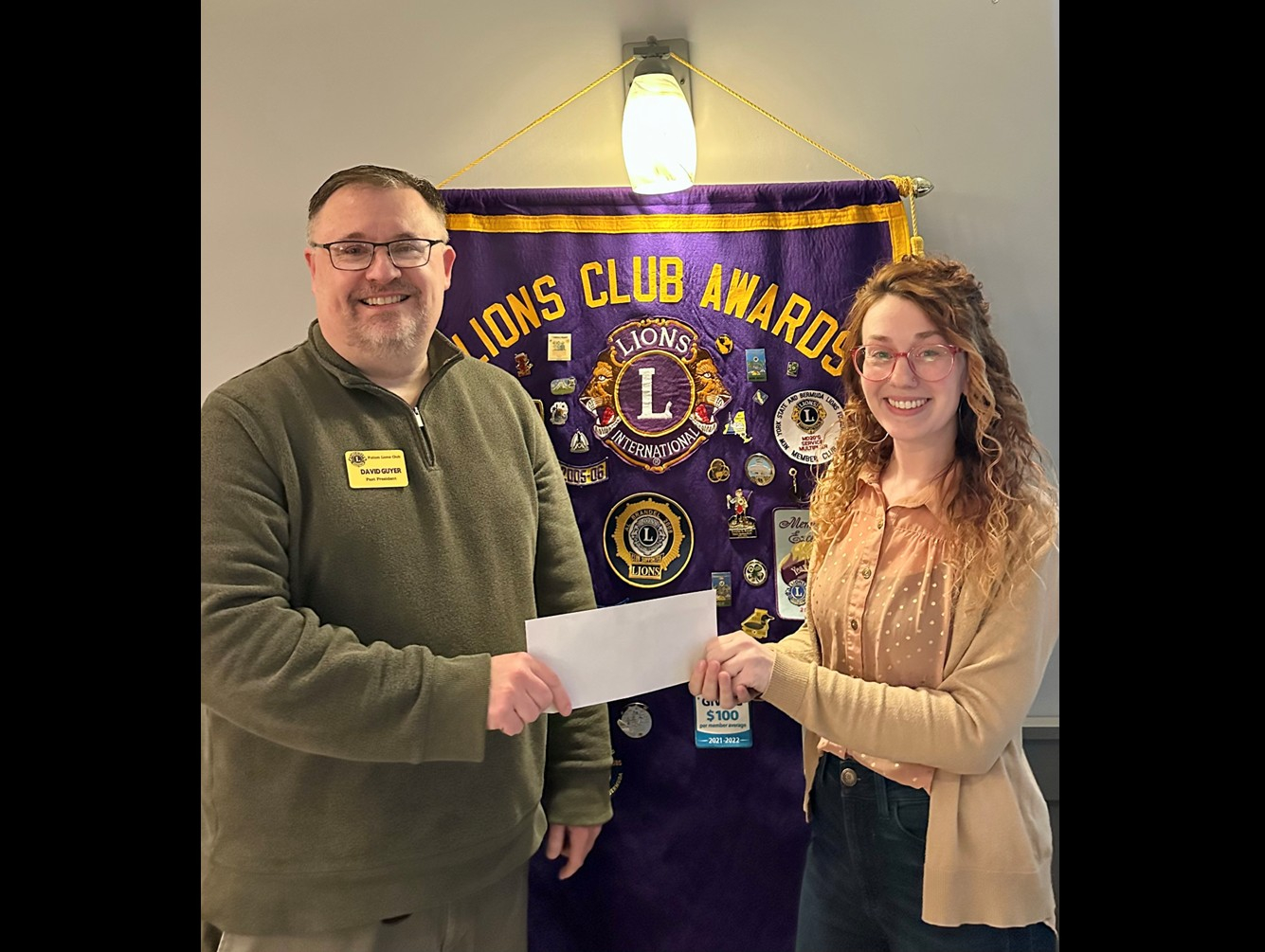 Fulton Lions Induct New Member, Receive Presentation From YMCA