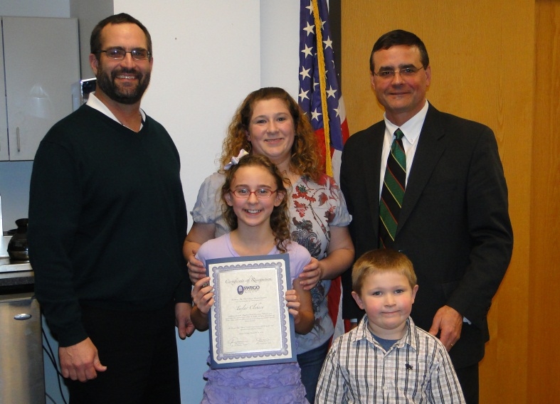 Fifth-grader assists in time of medical need