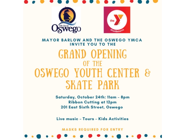 Mayor Barlow, Oswego YMCA Announce Grand Opening of New Oswego Youth Center