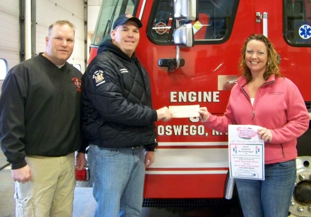 Oswego Fire Department Supports Breast Cancer Awareness