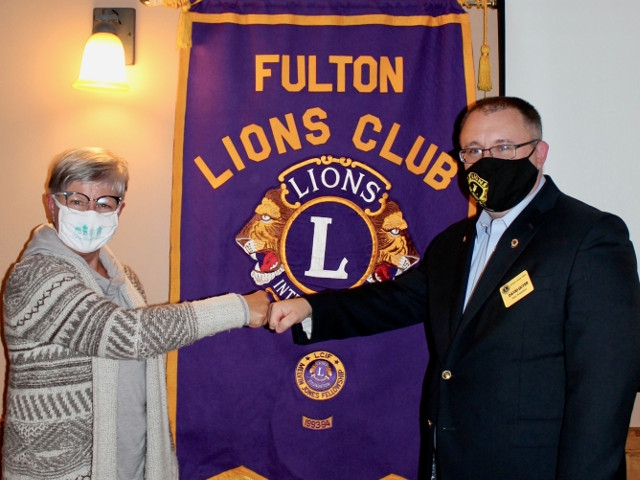 Fulton Lions Club Donates $1,000 to Fulton Block Builders