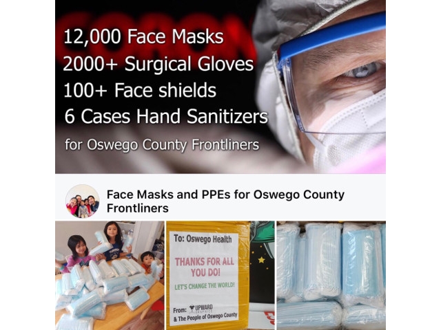 Oswego County Resident Gives Back to Communities During Global Coronavirus Pandemic