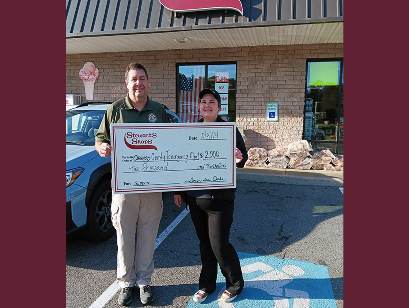 Stewart's Shops Donates to Oswego County Drone Program