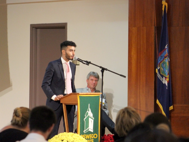 SUNY Oswego Finance Major Ahmed Albajari Named 2019 Outstanding Senior