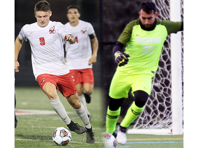 Ruggiero, Terra Claim Men's Soccer Athlete of Week Honors