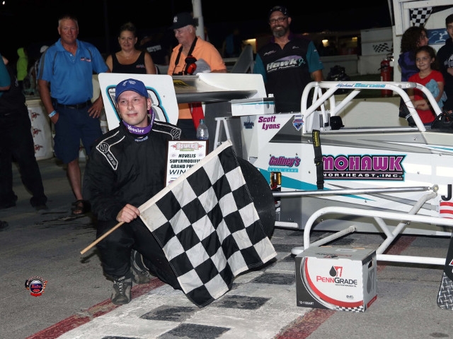 Syrell Racing’s Michael Barnes Earns First Oswego Speedway Victory of 2019