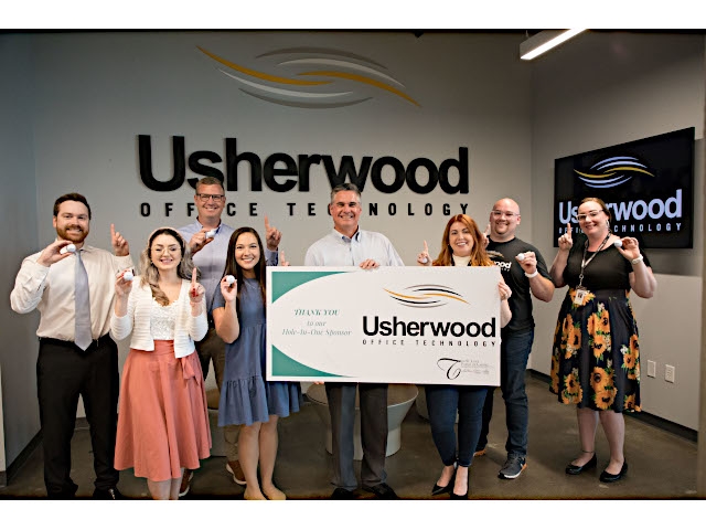 Usherwood Office Technology Sponsors $50K Hole-In-One Contest at Charity Golf Tournament on August 4th