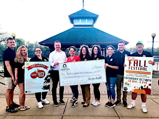 Oswego Health Donates $10,000 to Fulton Special Events Committee