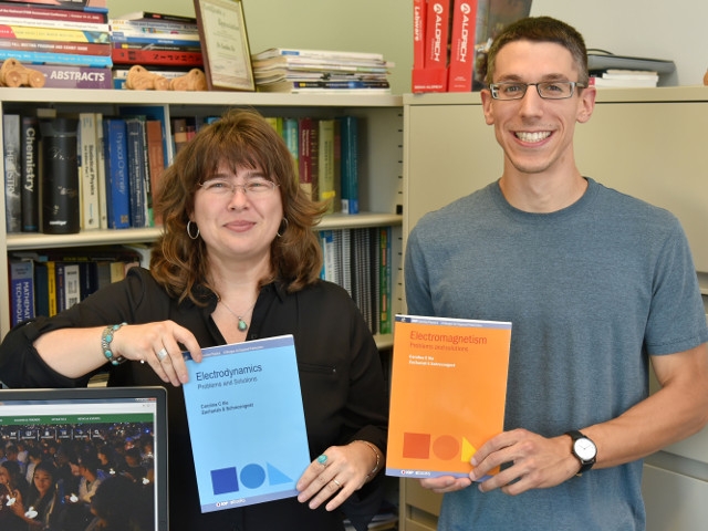 Oswego Physics Faculty Member,  2 Alumni Create Electrodynamics Textbook