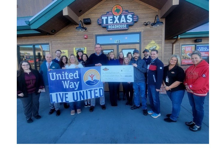 Texas Roadhouse Lassoes United Way As Their Local Charity of Choice