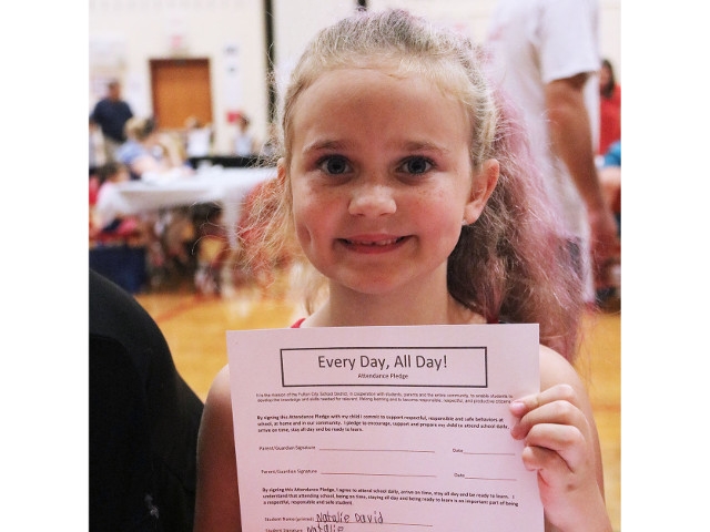 Students Celebrate Their School Attendance Commitment