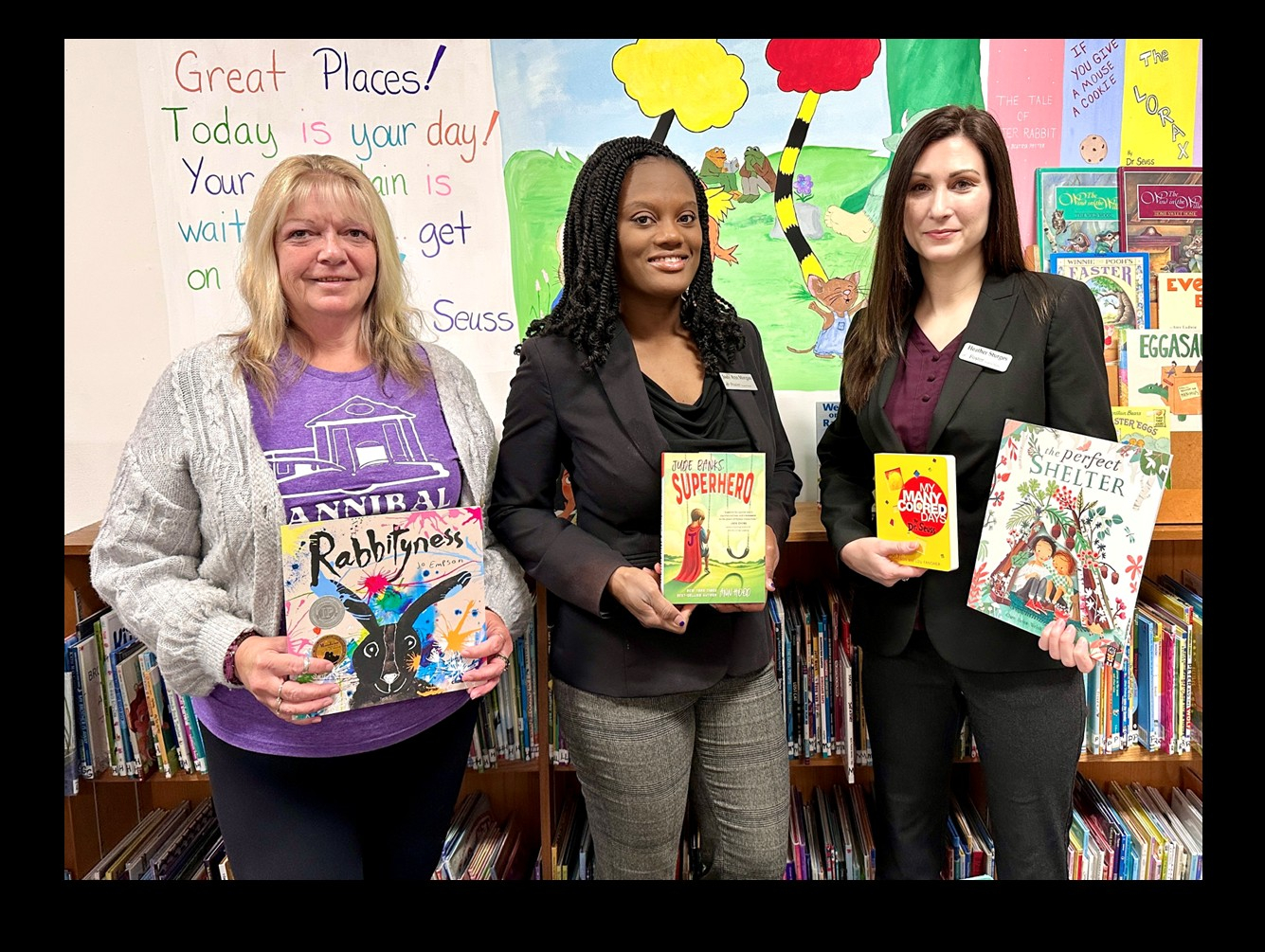 Foster Funeral Home Helps Friends of Hospice Provide Children's Grief Coping Books to Hannibal, Mexico Libraries