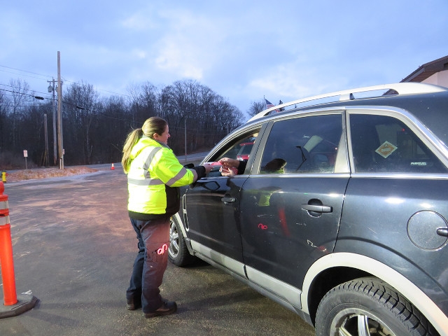 Oswego County, Local First Responders Distribute At-Home COVID-19 Test Kits
