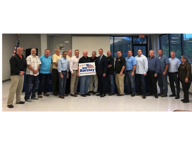Local Trade Organizations Endorse Barclay For Re-Election