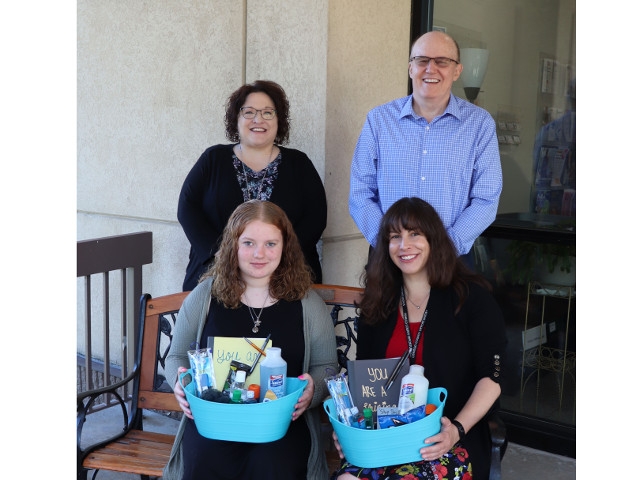 Girl Scout Donates to Oswego County Opportunities Arbor House