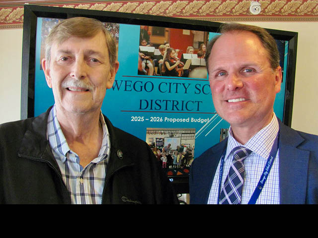 School Superintendent Discusses Budget at Oswego Rotary Club Meeting