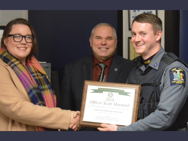 Oswego County Traffic Safety Board Recognizes 2018 Traffic Safety Champion