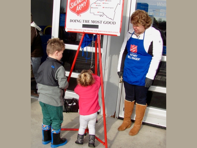 Salvation Army Christmas Kettle Receipts Falling Short of 2017 Goal