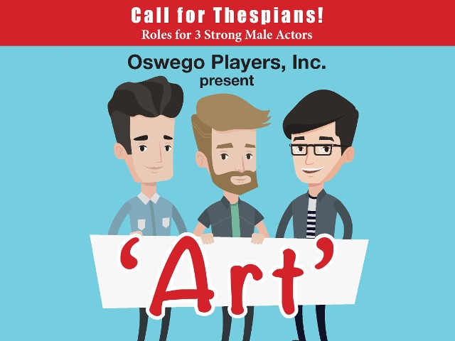 Oswego Players to Host Auditions for TONY Award Winning Comedy ART