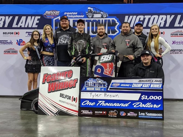 Tyler Brown Continues Champ Kart Hot Streak with Allentown Indoor Victory