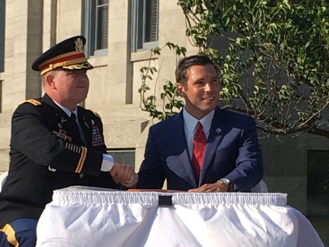 Mayor Barlow Announces Partnership with United States Army