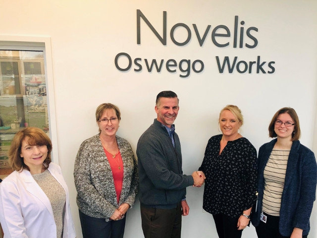 Oswego Industries Chosen as 12 Days of Giving Recipient by Novelis
