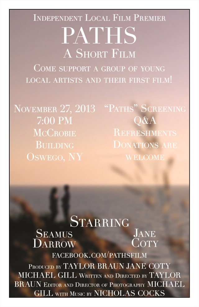 Local filmmakers hold first screening Nov. 27