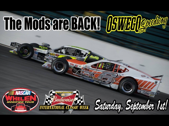 NASCAR Whelen Modified Tour Returning to Oswego for Third Consecutive Season