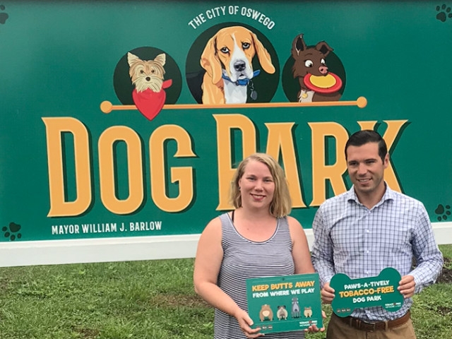 City of Oswego’s Dog Park is “Paws-a-tively” Tobacco Free